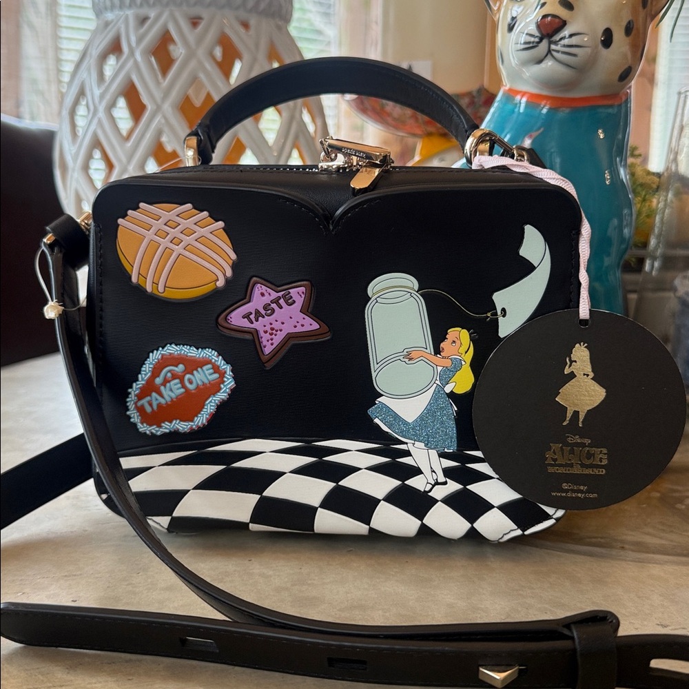 Disney X Kate Spade - Alice in Wonderland Crossbody Bag Top Handle Purse NWT